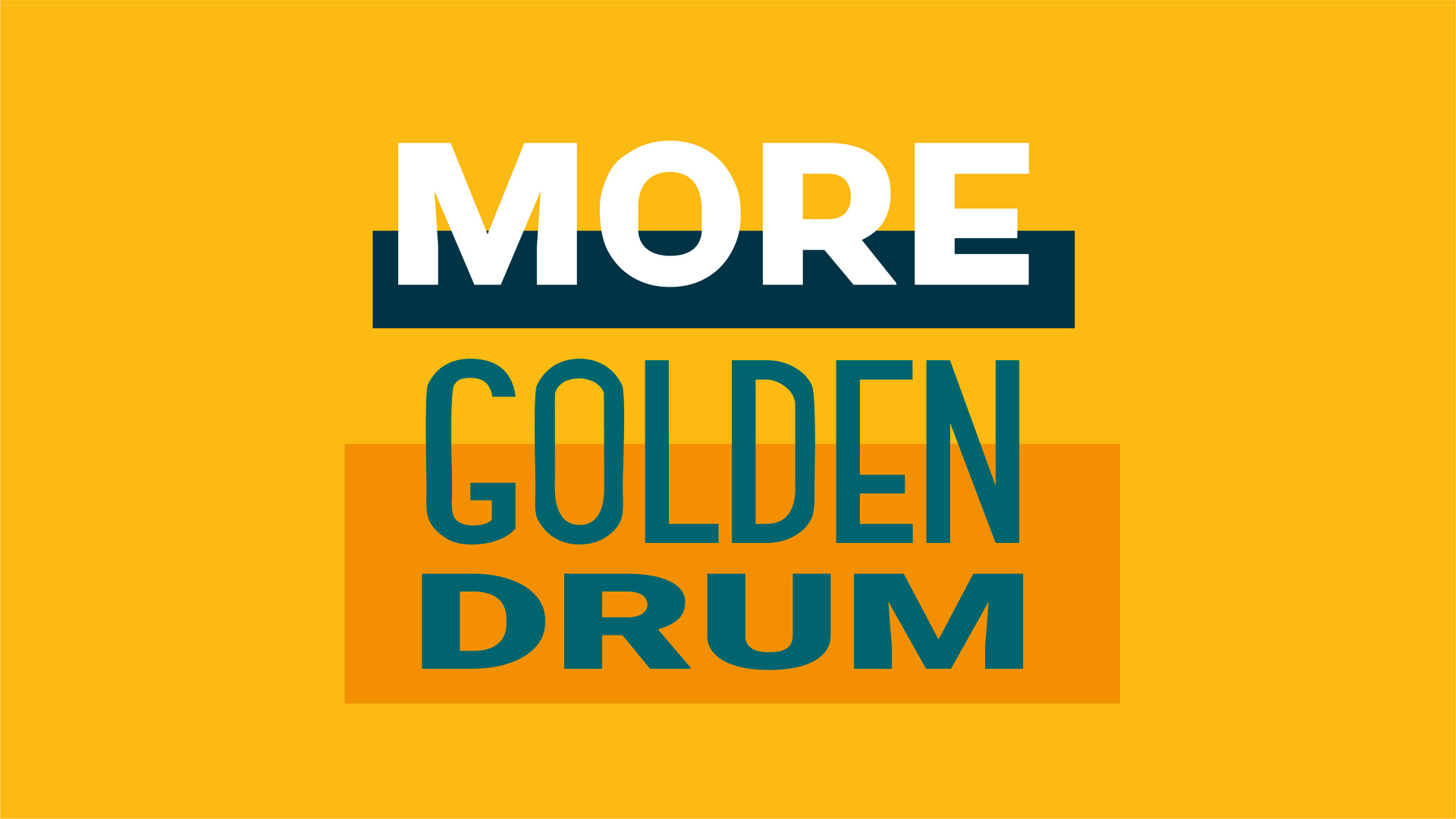GOLDEN DRUM – More Golden Drum