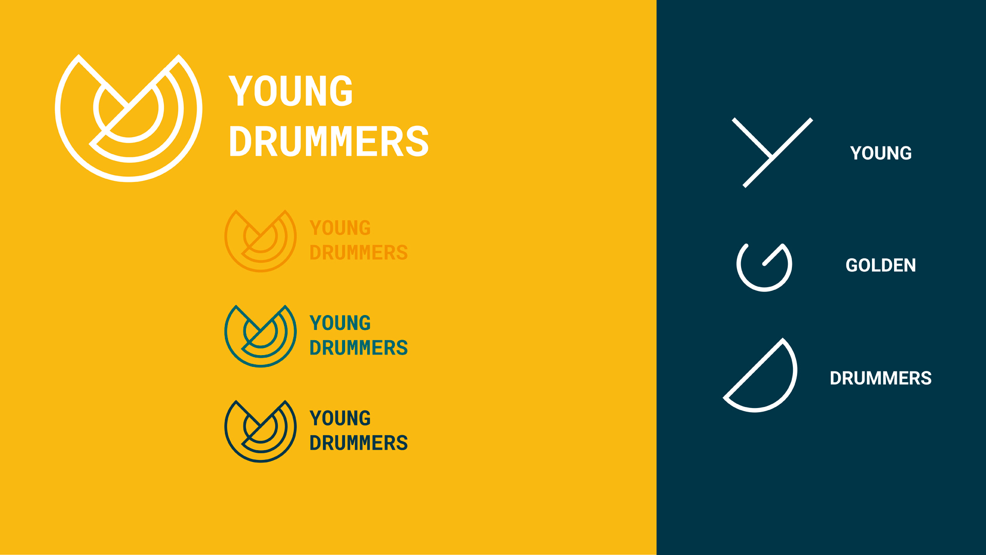 GOLDEN DRUM – Young Drummers Logo
