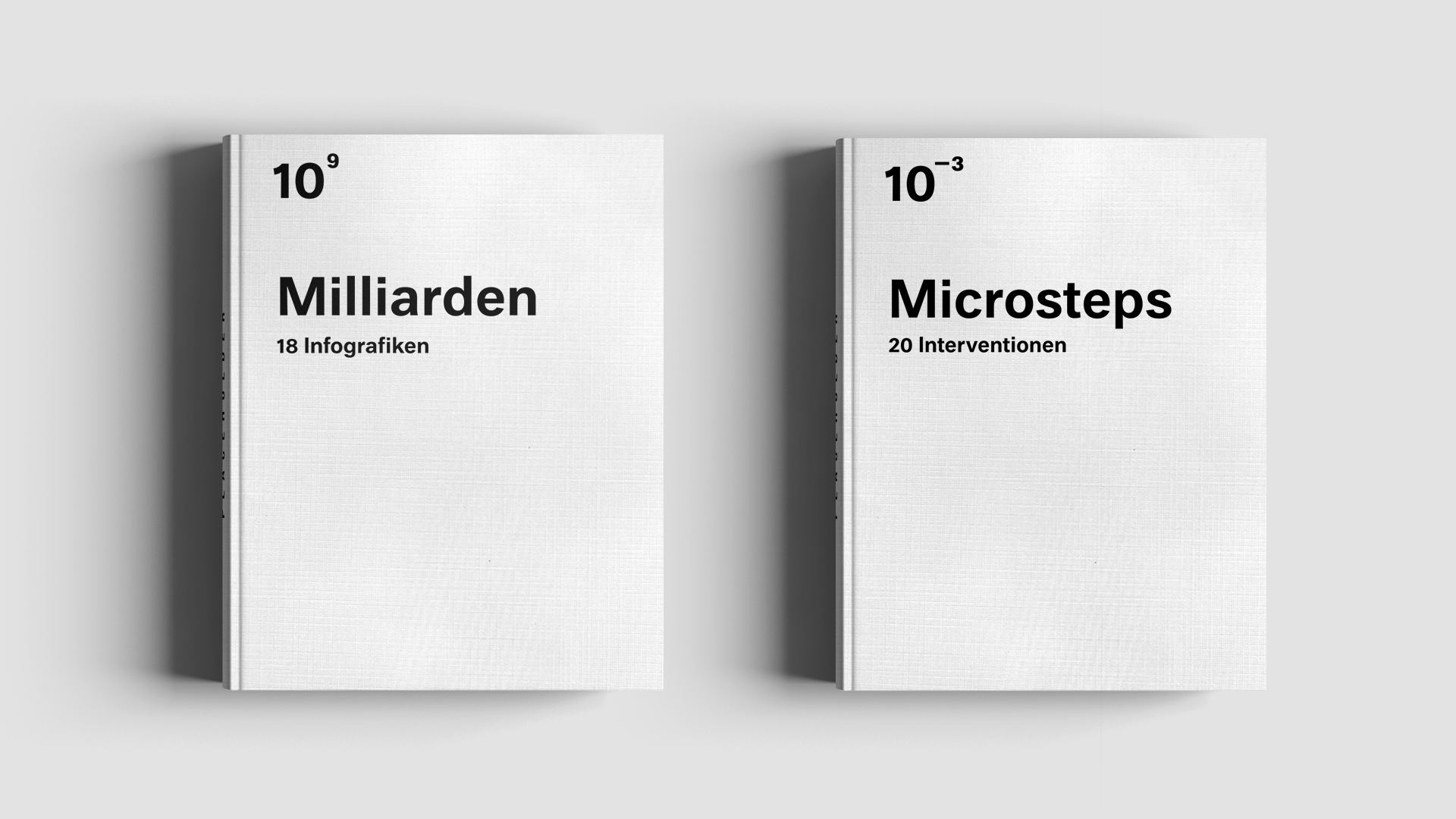 MICROSTEPS COVER-MILLIARDEN COVER-Covergestaltung der Broschuere