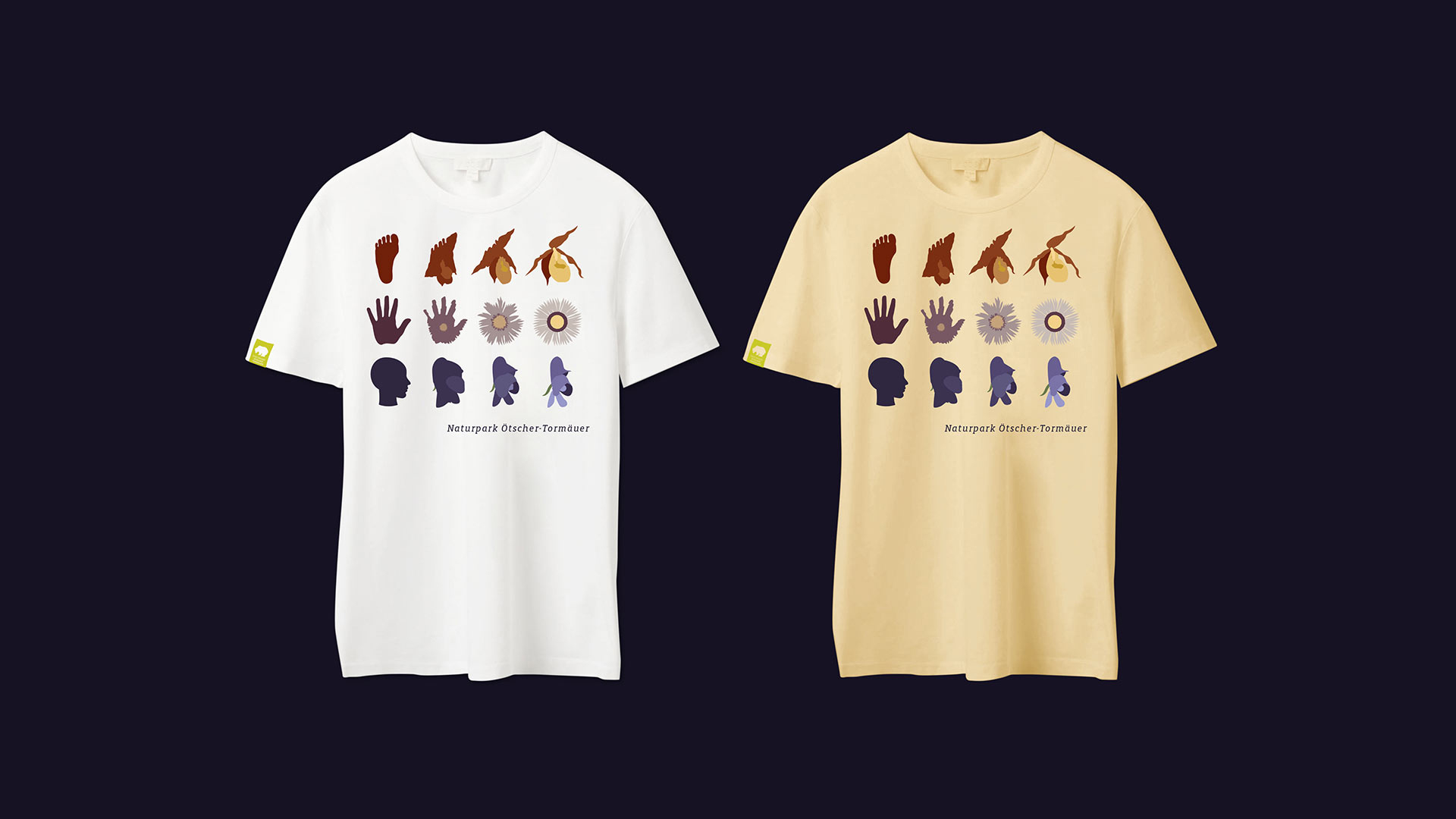 SARAH PERFLER – OETSCHER – Zwei T-Shirts mit dem Design