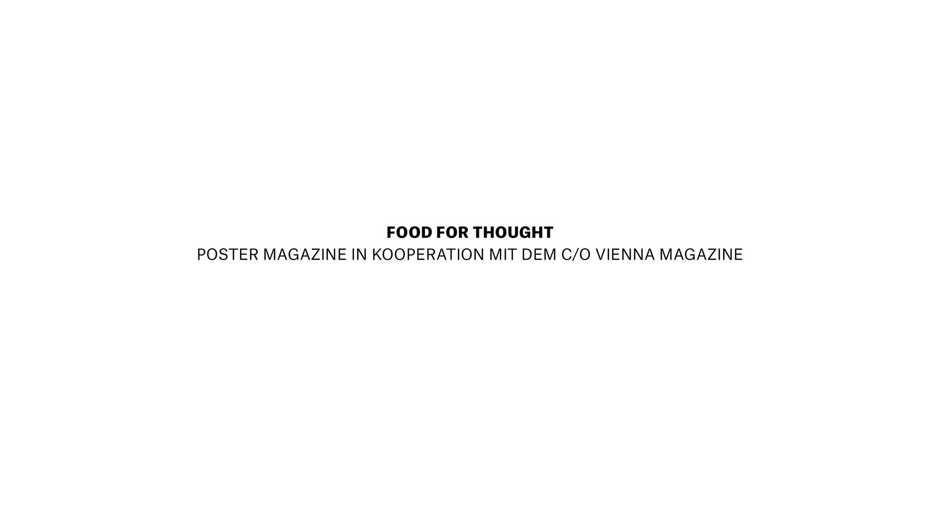 LISA ZIMMERMANN – FOOD FOR THOUGHT – Titelseite